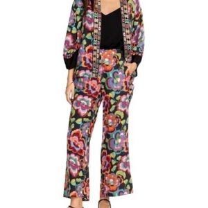 Johnny Was Calanthe Silk Pants